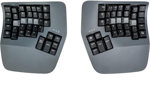 KINESIS Advantage360 Split Ergonomic Keyboard - USB-C | Mechanical Switches | Fully Programmable | Contoured Shape | Adjustable Tenting | PBT Keycaps in Saudi Arabia