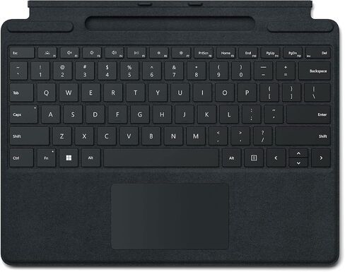 لوحة مفاتيح Surface Pro Signature مع قارئ بصمات الأصابع – أسود in Saudi Arabia