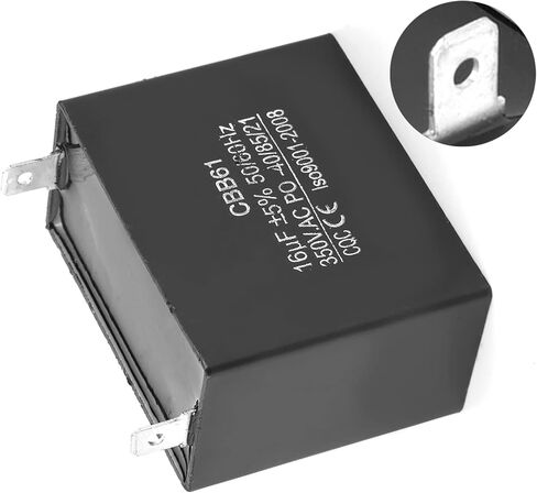 مكثف CBB61، CBB61 تشغيل مولد مكثف CQC 350 فولت تيار متردد 16 فائق التوهج Keenpower 6000A مكثف تشغيل مكثف cbb61 مولد مكثف البدء in Saudi Arabia