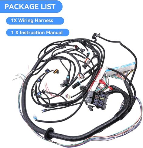 تم تحديث T56 DBC مجموعة أسلاك المحرك المستقلة، متوافقة مع T56 TH400 TH350 700R4 200-4R، لـ DBC LS1 Standalone Harness 4.8 5.3 6.0 1997-2006 القيادة بواسطة كابل EV1 حاقن الوقود in Kuwait