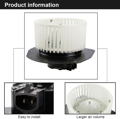 AC Heater Blower Motor HVAC with Fan Cage for 1980-1986 Ford Bronco,1987-1991 Ford Country Squire,1987-1991 Ford LTD Crown Victoria,2003 2004 Mercury Marauder,700014,1W7Z 19805 BA in Saudi Arabia