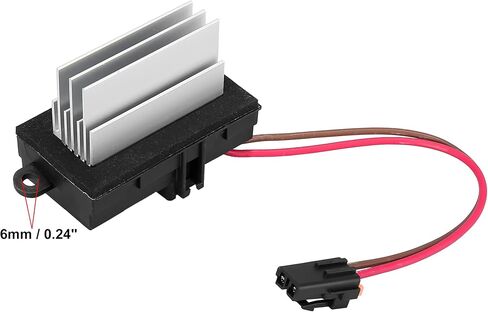 X AUTOHAUX 19331830 منفاخ محرك السيارة المقاوم سخان منفاخ محرك مروحة وحدة التحكم استبدال استبدال بدون تيار متردد مساعد لهامر H2 6.0L in Kuwait