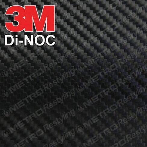 3M CA-1170 DI-NOC ألياف الكربون السوداء اللامعة 4 قدم × 1 قدم (4 قدم مربع/قدم) طبقة تغليف من الفينيل المرن in Saudi Arabia