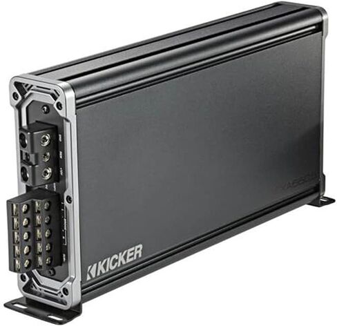 مضخم صوت السيارة Kicker CX Series 46CXA6605T ذو 5 قنوات مع مجموعة الأسلاك والأجهزة الفرعية M10AK4B وسلسلة مفاتيح DIAS in Saudi Arabia