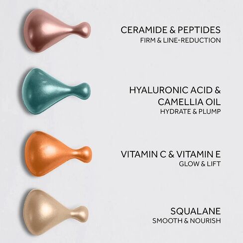 No7 Advanced Ingredients Vitamin C & Vitamin E Capsules - Potent Vitamin C Serum Capsules with Vitamin E for Hydration - Dark Spot Corrector for Daily Use (30 Count) in Saudi Arabia