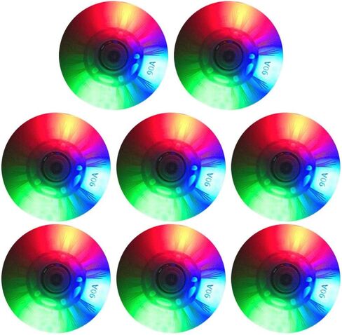 8 Pcs Inline Skate Wheels with 16 Bearings LED Light Up Wheels Indoor Outdoor Roller Skate Wheels in Kuwait