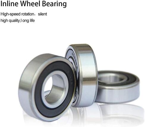 8 Pcs Inline Skate Wheels with 16 Bearings LED Light Up Wheels Indoor Outdoor Roller Skate Wheels in Kuwait