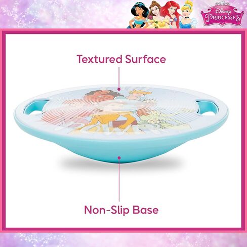 Disney Princess Exercise Balance Board, Kids Wobble Balancing Board Exerciser for Core Training, Blue, 15 Inch Diameter in Saudi Arabia