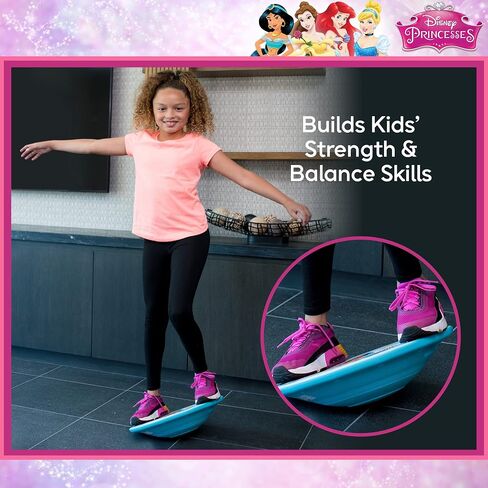 Disney Princess Exercise Balance Board, Kids Wobble Balancing Board Exerciser for Core Training, Blue, 15 Inch Diameter in Saudi Arabia
