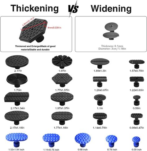 أداة سحب دنت - 53 قطعة أداة سحب انبعاجات السيارة، أداة سحب انبعاجات السيارة، مجموعة أدوات سحب دنت مع جسر مزدوج القطب لإصلاح انبعاجات السيارة وإزالة انبعاجات الأسطح المعدنية in Kuwait