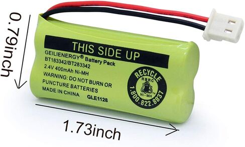 بطارية GEILIENERGY BT183342 BT283342 BT166342 BT266342 BT162342 BT262342 متوافقة مع CS6114 CS6419 CS6719 EL52300 CL80111 هاتف لاسلكي (عبوة من 3) in Kuwait