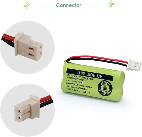بطارية GEILIENERGY BT183342 BT283342 BT166342 BT266342 BT162342 BT262342 متوافقة مع CS6114 CS6419 CS6719 EL52300 CL80111 هاتف لاسلكي (عبوة من 3) in Kuwait