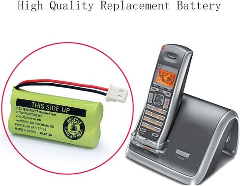 بطارية GEILIENERGY BT183342 BT283342 BT166342 BT266342 BT162342 BT262342 متوافقة مع CS6114 CS6419 CS6719 EL52300 CL80111 هاتف لاسلكي (عبوة من 3) in Kuwait