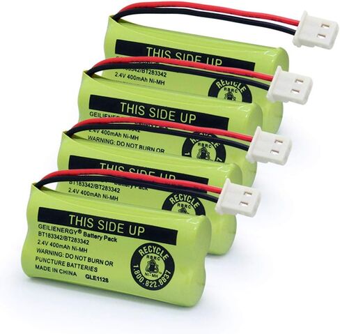 بطارية GEILIENERGY BT183342 BT283342 BT166342 BT266342 BT162342 BT262342 متوافقة مع CS6114 CS6419 CS6719 EL52300 CL80111 هاتف لاسلكي (عبوة من 3) in Kuwait