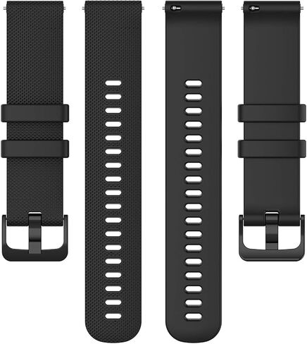 Fit for Garmin Approach S40 S12 S42 Watch Bands for Women Men, 20mm Quick Release Silicone Replacement Band Straps Wristbands Fit for Garmin Forerunner 245 645/ Vivoactive 3 Music in Saudi Arabia
