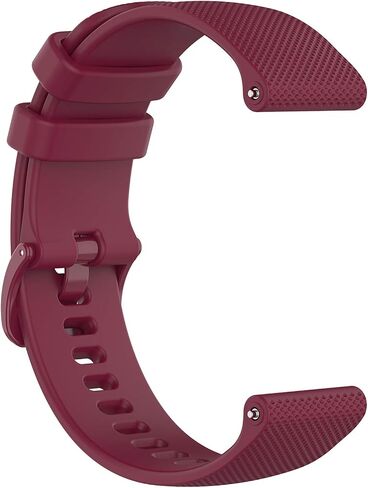 Fit for Garmin Approach S40 S12 S42 Watch Bands for Women Men, 20mm Quick Release Silicone Replacement Band Straps Wristbands Fit for Garmin Forerunner 245 645/ Vivoactive 3 Music in Saudi Arabia
