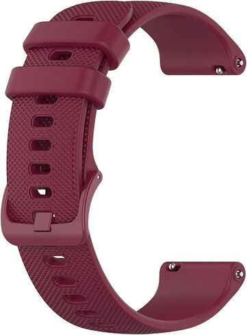 Fit for Garmin Approach S40 S12 S42 Watch Bands for Women Men, 20mm Quick Release Silicone Replacement Band Straps Wristbands Fit for Garmin Forerunner 245 645/ Vivoactive 3 Music in Saudi Arabia