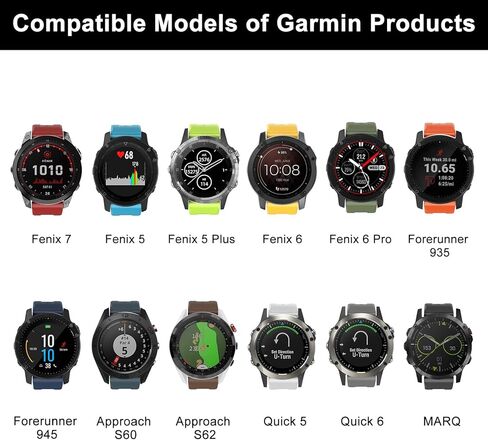 OVERSTEP متوافق مع سوار ساعة Fenix ​​7، حزام ساعة من السيليكون الناعم بعرض 22 مم لساعة Garmin Fenix ​​5/Fenix ​​5 Plus/Fenix ​​6/Fenix ​​6 Pro الذكية (بني) in Saudi Arabia