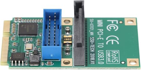 بطاقة توسيع PCIE صغيرة لـ USB 3.0، بطاقة توسيع PCIE صغيرة مريحة وعملية كاملة الارتفاع للكمبيوتر in Kuwait