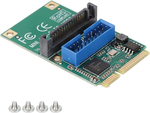 بطاقة توسيع PCIE صغيرة لـ USB 3.0، بطاقة توسيع PCIE صغيرة مريحة وعملية كاملة الارتفاع للكمبيوتر in Kuwait