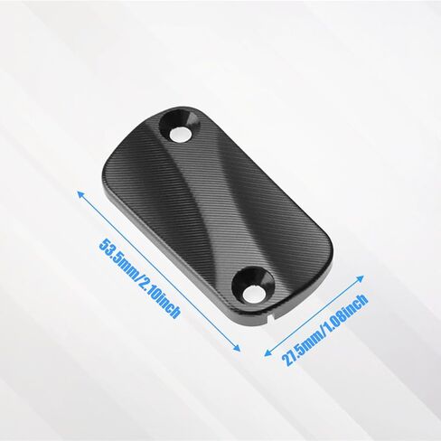 2Pcs Motorcycle Brake Fluid Reservoir Cover Cap,CNC Aluminum Anti-rust Durable Brake Oil Cap for Sur Ron Ultra Bee Dirt Bike Accessories (Black) in Saudi Arabia