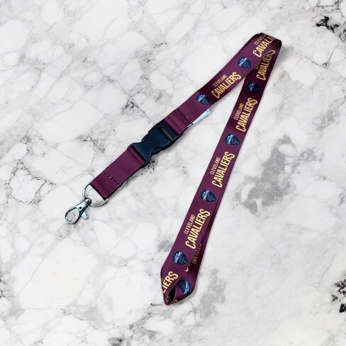 سلسلة مفاتيح Desert Cactus Cleveland Cavaliers Lanyard قابلة للفصل، NBA الانفصالية، إبزيم كبس، الرابطة الوطنية لكرة السلة، مفاتيح السيارة، حامل شارة الهوية (الحبل 3) in Saudi Arabia