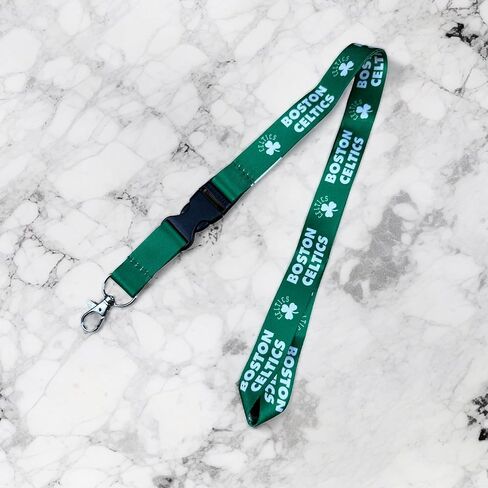 سلسلة مفاتيح Desert Cactus Boston Celtics Lanyard قابلة للفصل، NBA الانفصالية، إبزيم كبس، الرابطة الوطنية لكرة السلة، مفاتيح السيارة، حامل شارة الهوية (الحبل 2) in Kuwait