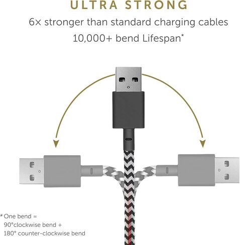 Native Union Belt Watch Cable - 4ft Ultra-Strong Reinforced [MFi Certified] Durable USB Charging Cable Compatible with Apple Watch Charging Cable with Leather Strap (Rose) in Saudi Arabia