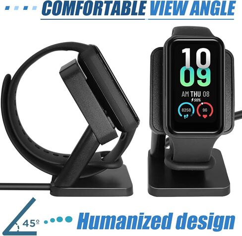 Replacement Charger Dock Compatible with Amzfit Band 7 Smartwatch,Nightstand Charger Rack with 3.3 Feet USB Charging Cable Fit for Amazfit Band 7 in Kuwait