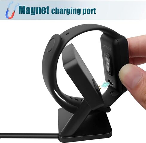 Replacement Charger Dock Compatible with Amzfit Band 7 Smartwatch,Nightstand Charger Rack with 3.3 Feet USB Charging Cable Fit for Amazfit Band 7 in Kuwait