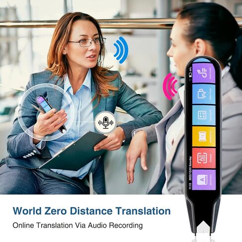 قلم الماسح الضوئي لجهاز مترجم اللغة، جهاز تحويل النص إلى كلام لدعم عسر القراءة 134 ترجمة لغات الكلام يمكن نقل البيانات الممسوحة ضوئيًا إلى هاتف محمول أو كمبيوتر للمبتدئين في اللغة in Kuwait