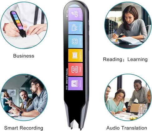 قلم الماسح الضوئي لجهاز مترجم اللغة، جهاز تحويل النص إلى كلام لدعم عسر القراءة 134 ترجمة لغات الكلام يمكن نقل البيانات الممسوحة ضوئيًا إلى هاتف محمول أو كمبيوتر للمبتدئين في اللغة in Kuwait