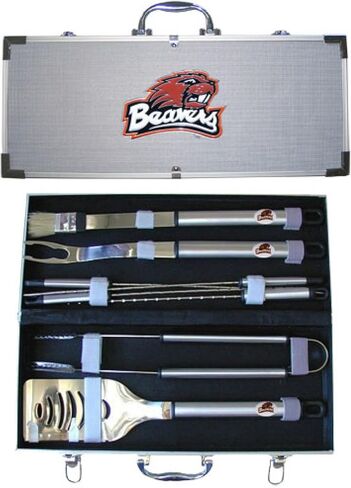 SISKIYOU NCAA 8 Piece BBQ Set with Case in Saudi Arabia