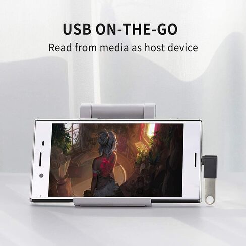UseBean محول USB C إلى USB بزاوية قائمة (3 حزم)، محول 90 درجة من النوع C ذكر إلى USB 3.0 أنثى، موصل Thunderbolt 3 OTG لأجهزة MacBook Pro/Air، iPhone 15 Pro Max، Galaxy S24/S23/S22 in Kuwait