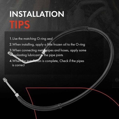 A-Premium A/C Discharge Line Hose Assembly Compatible with Chevrolet, GMC Models - Express 1500/2500/3500, Savana 1500/2500/3500, 4.8L 5.3L 6.0L, Compressor to Condenser in Saudi Arabia