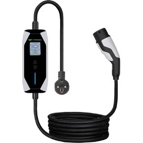32 أمبير المستوى 2 محمول محطة شحن الشحن EV المحمولة ، محطة شاحن الشاحن الكهربائية EV مع سيارات EV