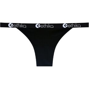 Ethika Women's Brazilian Cheeky | Midnight Black