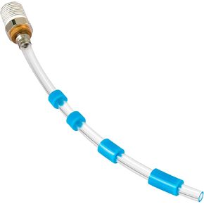 Weighted Tube for Tornador Car Cleaning Gun Replacement Parts, Rubber Hose with Threaded Cap for Car Blow Out Tool Weighted Tube, Car Cleaning Gun Parts
