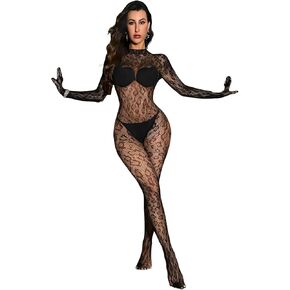 نساء صيد الأسماك bodysuit bodystocking بالإضافة
