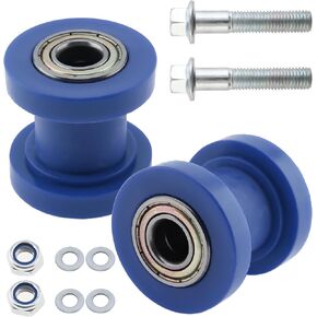 Windance 2pcs 8mm Chain Roller Pulley with Bolt Nut, Chain Tensioner Guide Wheel for 125cc 140cc 160cc SSR XR125 CRF50 KLX110 Motorcycle Pit Dirt Mini Bike ATV Parts (Black, 8mm)