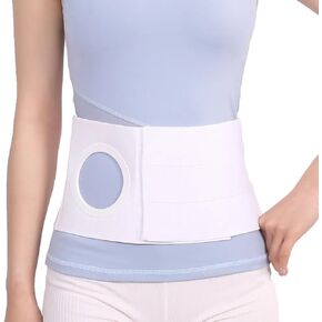 Sandhill Tools Comfortable Ostomy Elastic Breathable Abdominal Binder Colostomy Ostomy Support Belt for Men and Women 3.15 Inch Stoma Protector Support Belt (Large: 38-42 inches) in Kuwait