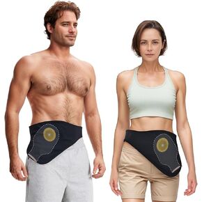 Diagonal Ostomy Belt: Leak - Proof & Odor - Masking Solution, Ostomy Bag Covers for Men and Women, Suitable for Left Stoma-Black