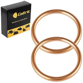 Caltric 2 Muffler Pipe Gaskets Compatible with Honda Vt750C Vt750Cd Shadow Ace 750 1998 2000 2002 2003