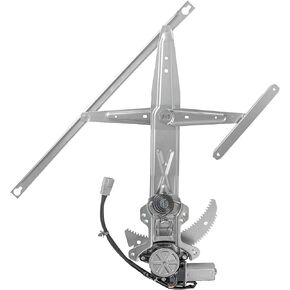 741-737 Front Left Driver Side Power Window Regulator with Motor (4 pins), Compatible with Honda Civic Hatchback Coupe (2-Door) 1996 1997 1998 1999 2000, Replace OE 72251SR3JOH, 04727S00A00
