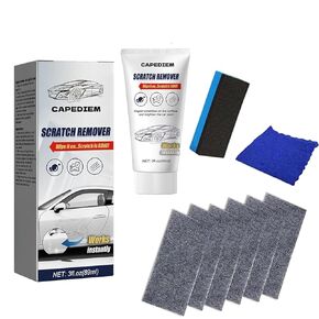 2025 Nano Sparkle Cloth 7pcs ، مزيل الخدش ، شمع لصق إصلاح الخدش ، مزيل خدش Close Care Nano Sparkle