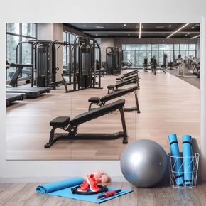 3 PCS Home Gym Mirror 48 × 24 بوصة أكريليك الطول الكامل مرآة بدون إطار كبير جدار كامل الجسم مثبت على اليوغا ، واللياقة البدنية ، والمرآب ، واستوديو الرقص ، والمنزل ، والصالة الرياضية ، وغرفة النوم