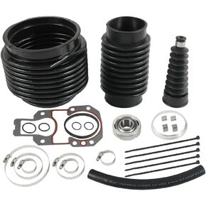 Transom Seal Bellows Kit 803099T1 استبدال Mercruiser Sterndrive Alpha One Gen 2 1991 و Up Stern Drives مع ختم العادم ختم Gimbal Boat Marine Boat Sierra 18-8206