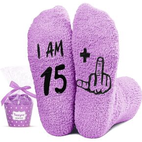 HAPPYPOP 16th Birthday Gifts for Girls Boys - Socks Sweet 16 Birthday Ideas for Teens