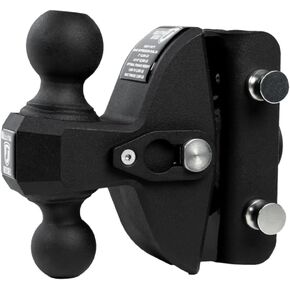 BulletProof Hitches - Heavy Duty Road Suppressor Dual Ball 2" and 2-5/16" - Suspension Hitch Rated to 22,000 lbs -Shock Absorbing Hitch Reduces Vibrations for a Smoother Ride