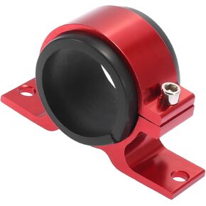 Car Oil Fuel Gas Pump Mounting Bracket 46mm Single Clamp Cradle Aluminum Alloy Red Automotive Parts